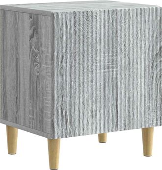 vidaXL Armario De Noche Gris Sonoma 43 X 34,5 X 50 Cm Vidaxl