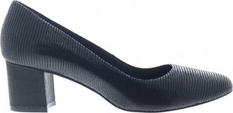 Ros Hommerson Womens Jessica Heels In Black Patent Lizard