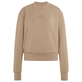 adidas D4T Workout Warm Up Crew Neck Pullover f&uuml;r Damen | beige