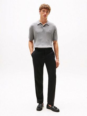 Tommy Hilfiger Pure Wool Twill Pressed Crease Trousers