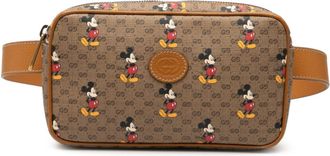 Gucci Brown Multi-Color Pvc Leather Sling Bag (Pre-Owned)