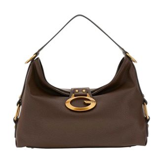 Guess Borsa a spalla media Camden - - Bags - Donna - Marrone - ONE SIZE
