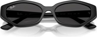 Ray-Ban Sunglasses, unisex, Black, Size: 56 MM Polygonal Sunglasses
