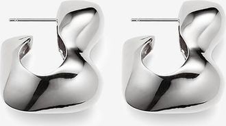 Agmes Creolen aus Silber Bubble Small