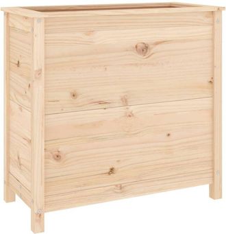 vidaXL Jardinera madera maciza de pino 82,5x40x78 cm Vidaxl