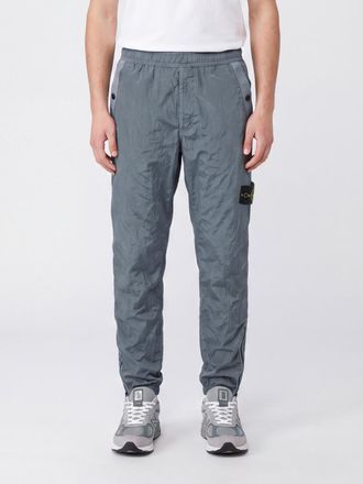 Stone Island Pantaloni jogging in nylon Econyl con vita elasticizzata e logo