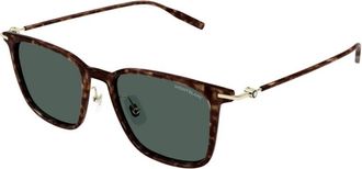 Montblanc Authentieke Bril met Topkwaliteit - unisex - Zonnebrillen - Bruin - 52 MM - Accessoires