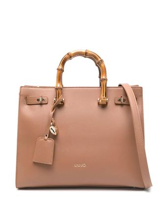 Liu Jo Shopper met bamboe afwerking en handvatten - Bruin