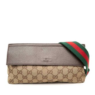 Gucci Pre-owned Gucci GG Canvas Web Crossbody Ladies BI5D0B1WYQADO1TL
