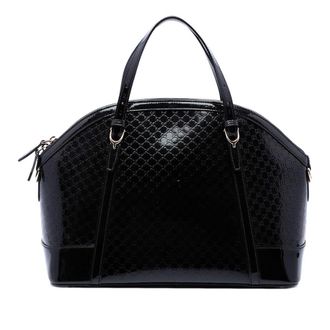 Gucci Pre-owned Gucci Large Microguccissima Patent Nice Dome Satchel Ladies HO45AQVWGP2HT4DS