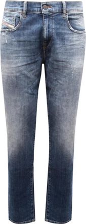 Diesel 2019 D-Strukt Slim Fit Broeken - Heren - Slim Fit Jeans - Blauw - W38 - Leer - Jeans