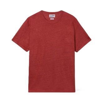 MC2 Saint Barth T-Shirts, male, Red, Size: XL Ecstasea N Linen Tshirt