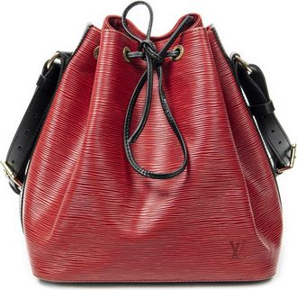 Louis Vuitton Pre-owned Womens Noe Bicolor PM Shoulder Bag - Red - One Size