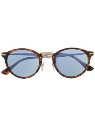 Persol round tinted sunglasses - Brown
