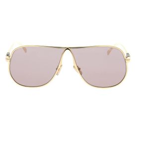 Miu Miu Oversized Aviator Zonnebril - unisex - Accessoires - Geel - Maat: ONE Size