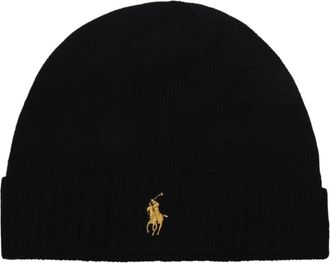 Ralph Lauren Heren, Accessoires, Zwart, Maat: ONE Size Wol