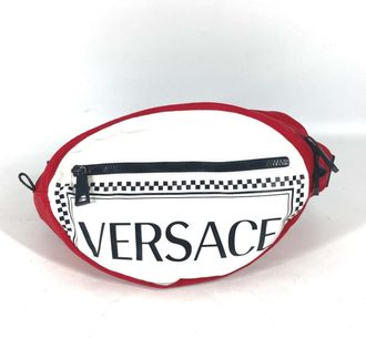 Versace Color Nylon Shoulder Bag Sling Bag (Pre-Owned)