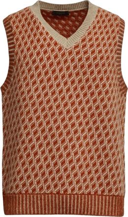 Zanone Truien & Vesten, Heren, Veelkleurig, XL, V-hals Mouwloze Truien