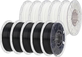 OEM Filamento Pla Para Impresoras 3d, Impresi&oacute;n De Alta Velocidad, Reconocimiento Autom&aacute;tico De Color, 5 Negros Y 5 Blancos