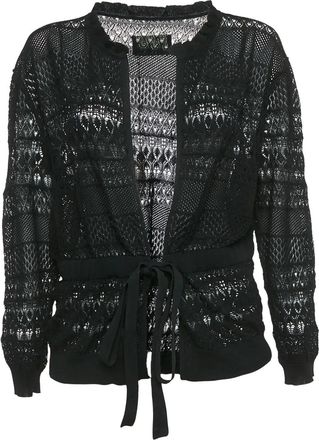 Zadig&Voltaire crochet-knit cardigan - Black