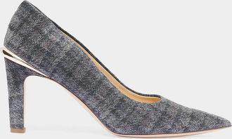 Gabriela Hearst Edwina 75MM Boucl&eacute;-Effect Leather Pumps
