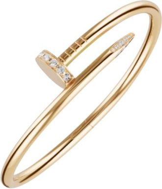 Cartier Diamond Set Yellow Gold Just Un Clou Bracelet