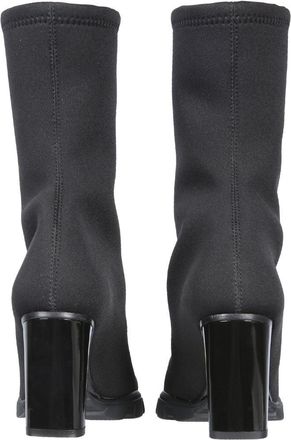 Alexander McQueen Rubber Slim Tread Boots - Black