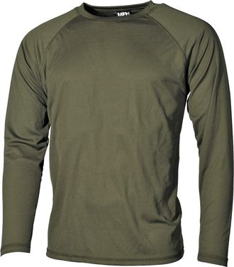 MFH Mens US Level I Gen III Undershirt OD Green Size L