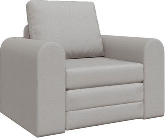vidaXL Sofá cama Gris nube 98 x 71 x 83 cm tela Vidaxl