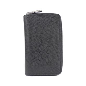 Louis Vuitton Black Leather Long Wallet (Bi-Fold) (Pre-Owned)