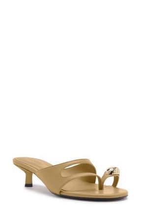 Schutz Elliote Kitten Heel Slide Sandal in Fig at Nordstrom Rack, Size 8.5