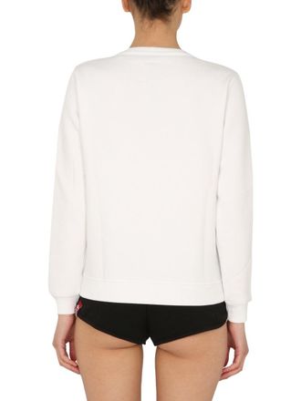Alpha Industries Laminated NASA Print Sweatshirt - White