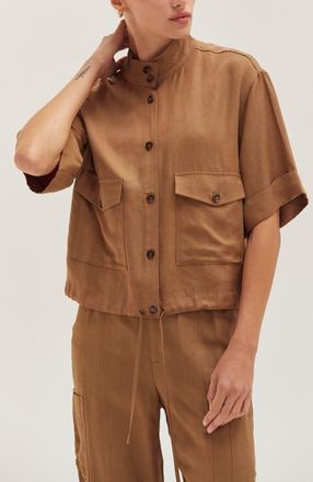 Crescent Lightweight Utility Jacket in Brown at Nordstrom, Size Medium