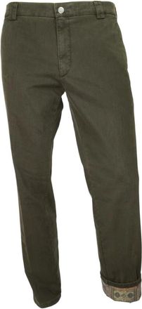 Meyer Mannen Broek Mod. Rome Chino 2 - 3915/29 - Heren - Chinos - Groen - W31 - Katoen - Broeken