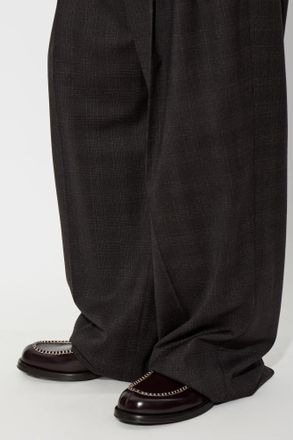 Dolce & Gabbana Leather Shoes Type Loafers, Mens, Burgundy