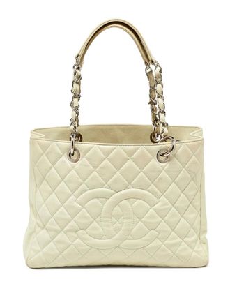 Chanel Leren shopper - Beige