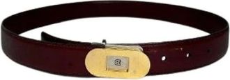 Bally Pre-owned Belts, female, Red, Size: ONE SIZE Pre-owned Vintage Belt