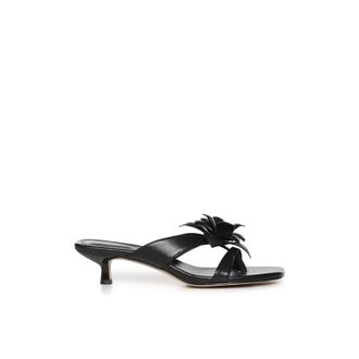 Michael Kors Heeled Mules, female, Black, Size: 7 1/2 US Heeled Mules