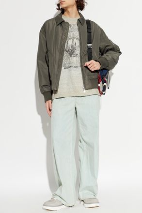 Golden Goose Wide-leg Jeans, Mens, Blue