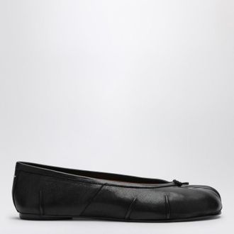 Maison Margiela Black leather Tabi New ballet flats
