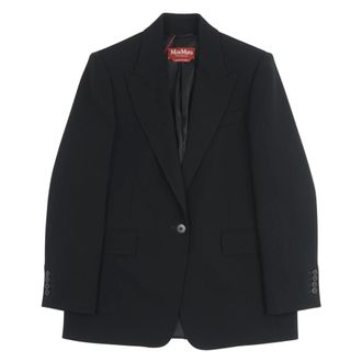 Max Mara Blazers, female, Black, Size: S Furetto Blazer
