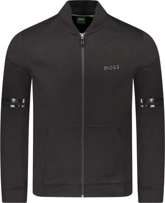 HUGO BOSS Lange Rits Hoodie - Heren - Vesten met rits - Zwart - 2XL - Hoodies & sweatvesten