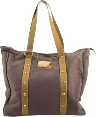 Louis Vuitton Pre-owned Tote Bags, female, Brown, Size: ONE SIZE Pre-owned Antigua Tote bag