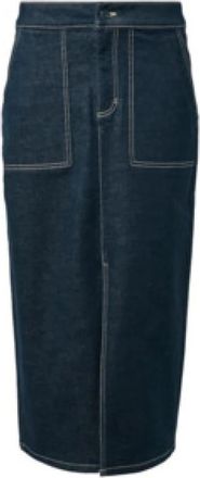 Comma Dames, Rokken, Blauw, Maat: M