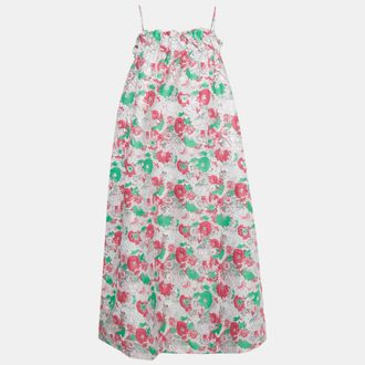 Ganni Ganni Multicolor Lurex Jacquard Midi Dress