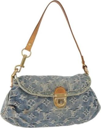 Louis Vuitton Pre-owned Canvas Schoudertas - Dames - Vintage Schoudertas - Blauw - ONE Size - Vintage