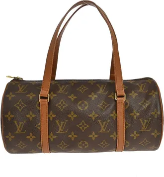 Louis Vuitton Papillon Monogram Canvas Brown Canvas Handbag (Pre-Owned)