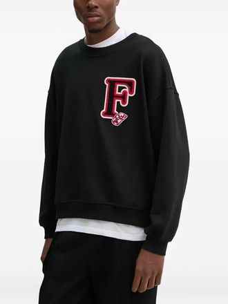 Fiorucci Felpa con logo ricamato - Nero