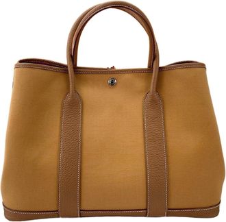Herm&egrave;s Brown Tote Bag (Pre-Owned)