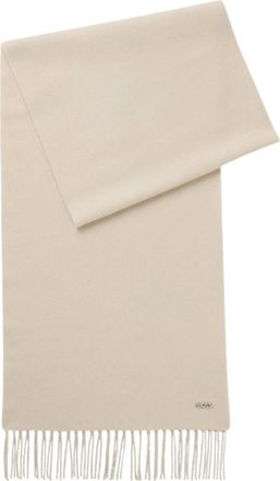 HUGO BOSS Zesy 35 180 Sjaal - Dames - Wintersjaals - Wit - ONE Size - Wol - Accessoires